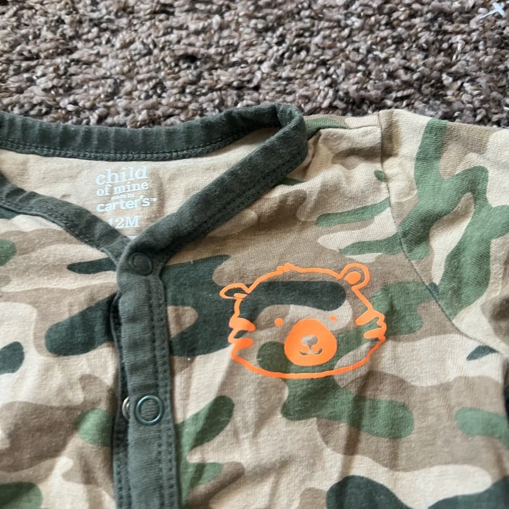 Camouflage onesie